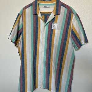 Sonoma Multicolor Striped Casual Shirt